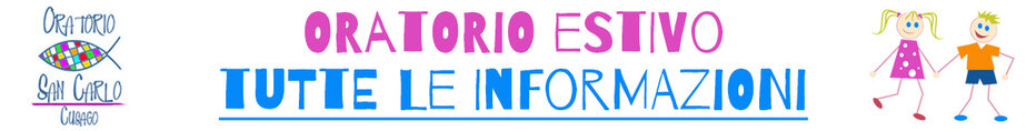 Informazioni Oratorio Estivo