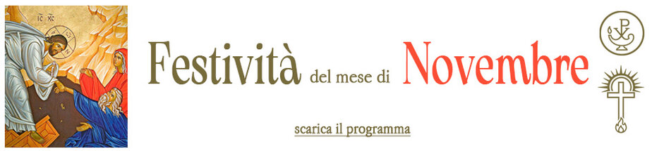 Festività del mese di Novembre