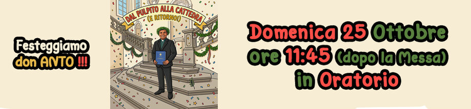 Festa per don Anto